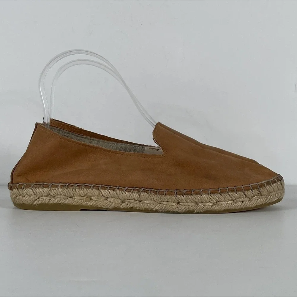 Free People Laurel Canyon Espadrille Leather Loafer Flats Size EU 38 500025654
